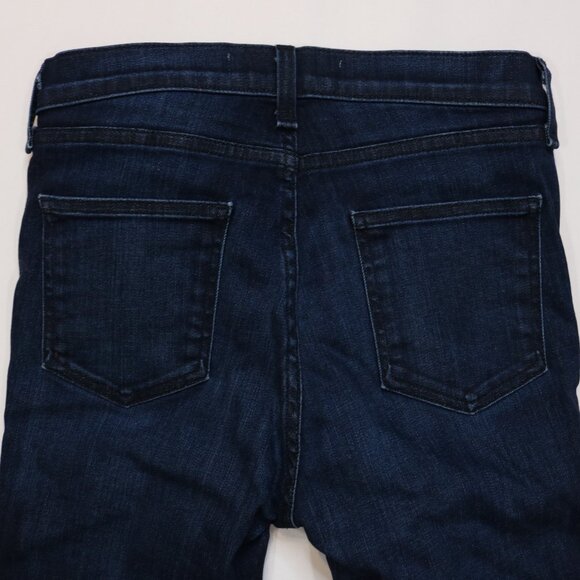 Veronica Beard Jeans Style JO720003 Carolyn Midnight Wash Red Stripe Button Fly - Picture 5 of 10